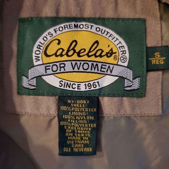 Cabelas Womens Quilted Vest S - Picture 7 of 7